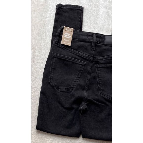 NWT Madewell Curvy High-Rise Skinny Jeans in Starkey Wash, Size 25 - Picture 15 of 16